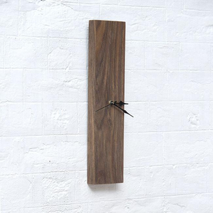 Decorative <b>Wooden</b> Wall <b>Clock</b> Modern Minimalist Vertical Rectangle Silent Wall <b>Clock</b> for Home Interior Wall Decor and Gift - Product Image 1