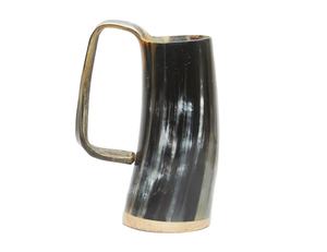 Taza de bebida de cuerno decorativa artística elegante con asa bebiendo taza de cuerno Fabricante y proveedor Super Enterprises - Product Image 2