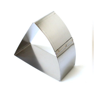 Round Triangle Mousse Ring Stainless Steel Wedge Shape <b>Cake</b> Mold Height 5cm Individual <b>Slice</b> Korea Made HESSED CUISINE Oven Safe - Product Image 3