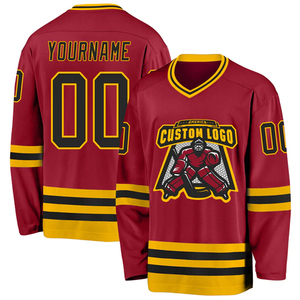 Uniforme de hockey personnalisé haut de gamme, vêtements de sport d'équipe personnalisés avec nom, numéro et broderie appliquée - Product Image 5