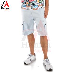 Pantalones Cortos de Felpa Cómodos y Holgados de Algodón Sólido para Hombre, de Calidad Premium, con Bolsillos, Estilo Casual para Fitness, con Cordón Ajustable, Hechos a Medida, Estilo Urbano - Product Image 3
