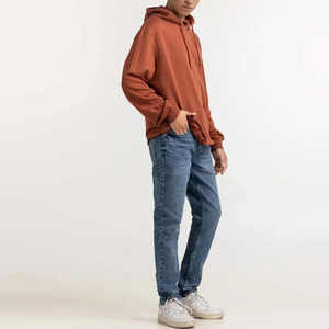 เสื้อฮู้ดดี้ผู้ชายรุ่นใหม่ ผ้าคอตตอนผสม เหมาะสำหรับใส่ลำลองและกิจกรรมกลางแจ้ง สินค้าขายดี ดีไซน์เรียบง่ายพร้อมซับใน - Product Image 3