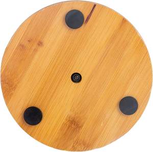 Portarrollos de Papel para Encimera con Base de Madera Antideslizante, Soporte de Metal Resistente para Toallas de Papel, para Gabinete de Cocina - Product Image 3