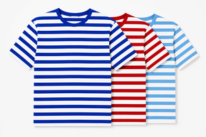 <b>Striped</b> <b>Men</b> <b>T</b> <b>Shirt</b> 100% Cotton Regular Fit Short Sleeve O Neck Casual Knitted Tee Anti-shrink 180g Custom OEM ODM - Product Image 2