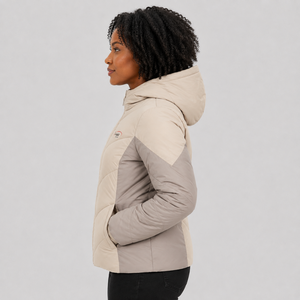 Premium Quality <b>Women</b> Puffer <b>Jacket</b> Warm <b>Lightweight</b> Quilted Winter Coat Custom Logo Full Zipper Hooded Casual Puffer <b>Jacket</b> - Product Image 4