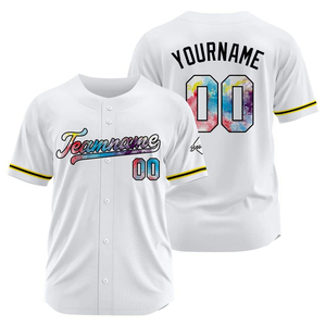 Camiseta de Béisbol Estampada Informal Unisex, Transpirable, de Manga Corta, Ropa Deportiva Activa para Equipos, Personalizable con Nombre de Equipo, Cuello en V Ajustable - Product Image 3