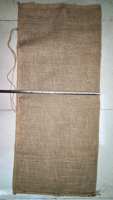 Sacs de sable en jute de henné neufs, 201 grammes par sac, dimensions environ 83,82 cm x 35,50 cm, P&S 1lx12, bordure sur le bord supérieur, une longue bande de 26 cm.