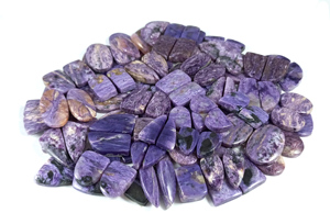 Piedras Preciosas Sueltas de Charoita Natural de Alta Calidad, Cabujón Radha Arts, Formas Mixtas, Color Morado, para Sanación, Personalizables - Product Image 6
