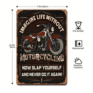 CIFbuy Plaque en aluminium vintage rétro TikTok pour service de retrait Temu, pour bar, garage, man cave, 20,3x30,5 cm - Product Image 3