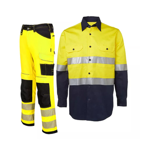 Vêtements de travail imperméables industriels, combinaisons de travail pour mécaniciens, chemises de sécurité, pantalons, uniformes pour la construction unisexe - Product Image 1