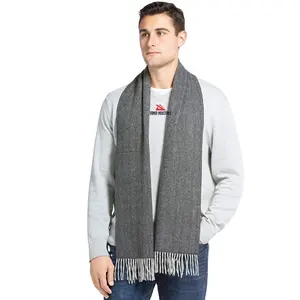 Stole Muffler Khăn Quàng Cổ Bọc Kẻ Sọc Kiểm Tra Mô Hình Tinh Khiết Pashmina Unisex Sợi Mùa Đông Nhuộm Tinh Khiết Nepal 100% Khăn Quàng Cổ Cashmere