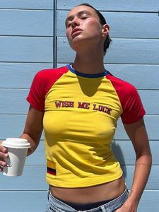 เสื้อยืดผู้หญิงคอตตอนสั่งทำขายส่ง สีดำขาวพิมพ์ลายตัดกัน คอกลม ทรงเข้ารูป ไซส์พลัส - Product Image 4