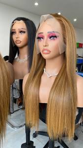 Perruque dentelle HD sans colle à l'avant, perruque de cheveux vietnamiens bruts vierges à cuticules alignées, perruque de cheveux humains de couleur personnalisée - Product Image 3