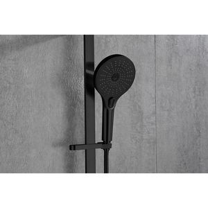 Barra scorrevole da 28 pollici e doccetta a mano con tubo da 59 pollici per accessori da bagno - Product Image 3