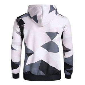 Sweat-shirts à capuche en molleton 100 % coton de haute qualité pour hommes, avec tissu respirant, manches longues et poches - Product Image 2