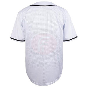 Jersey de Béisbol Corto de Alta Calidad, Precio Imbatible, MOQ Bajo, 100% Poliéster, Tejido Transpirable de Secado Rápido, Ideal para Entrenamiento en Equipo - Product Image 2