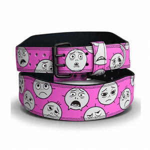 Cinturón de levantamiento ancho de cuero de 10 mm con doble punta para soporte lumbar, cinturón de levantamiento de pesas de cuero con diseño de anime para culturismo - Product Image 4