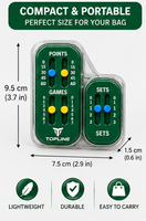 Ensemble de 3 compteurs de points de padel personnalisés en gros – Compteurs de points portables en plastique pour le tennis et les sports de raquette