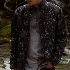 Veste softshell d'hiver pour homme de haute qualité fabriquée au Pakistan avec logo sur le devant, légère et écologique, personnalisable - Product Image 3