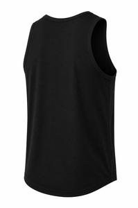 Camiseta sin mangas con cuello redondo personalizada para hombre, de secado rápido, ajuste deportivo, logotipo impreso personalizado en la parte delantera, 100% poliéster tejido transpirable - Product Image 5