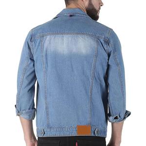 Chaquetas Vaqueras al por Mayor, Chaqueta Vaquera de Estilo Simple para Hombre, Chaqueta Vaquera Informal Vintage para Hombre - Product Image 5