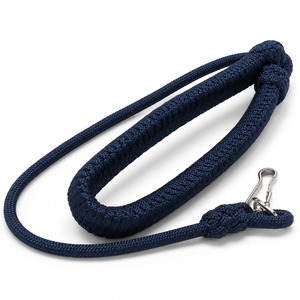 Cordón de Nylon Trenzado Azul Marino con Clip Metálico para Bolsos, Diseño de Cordón Redondo Simple, Estructura de Alta Tenacidad - Product Image 1