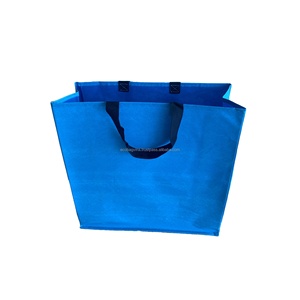 Sacs fourre-tout PP non tissés réutilisables avec logo personnalisé avec poignées solides écologiques pour les supermarchés de l'épicerie - Product Image 3