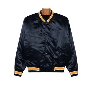 Blouson bomber pour homme, couleur beige unie, col rabattu, fermeture boutonnée, style décontracté, vêtement d'automne, extérieur en polyester et coton, nouvelle conception, taille S - Product Image 5