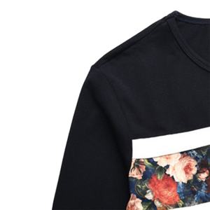 2024 ropa de hombre al por mayor en línea calidad Superior transpirable Regular Fit cuello redondo manga larga Camiseta impresa Bangladesh - Product Image 4