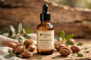 Huile de support d'argan 100% pure biologique pressée à froid, liquide, anti-âge, pour soins de la peau, cosmétique, aromathérapie, bouteille de 1 kg HIMVEDA - Product Image 2