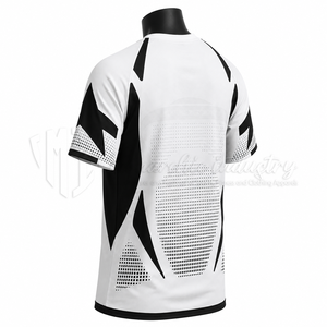 Maillot de football personnalisé pour équipe, respirant, haute performance, manches courtes, 100 % polyester, antibactérien, séchage rapide, OEM ODM - Product Image 4
