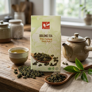 Té Oolong Premium de Alta Montaña, Caja de 200g, Té Saludable Adelgazante, OEM Vietnam, Venta al por Mayor, Precio Competitivo, Calidad Estable, Muestra - Product Image 4