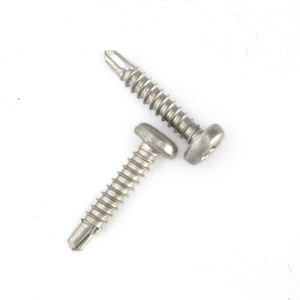 Vis autoperceuses PDC à tête cylindrique en acier inoxydable (304/316/410) haute résistance, résistantes à la corrosion, finition naturelle, métriques, à tête Phillips - Product Image 5