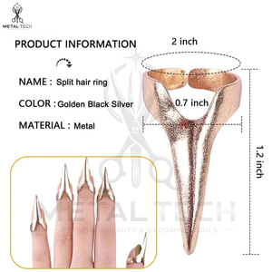 Fashion Rose Gold Hair <b>Braid</b> Rings Metal Hair Cuff Clips for Dreadlocks <b>Braids</b> Twist Hair Styling <b>Accessories</b> Wholesale Supplier - Product Image 6