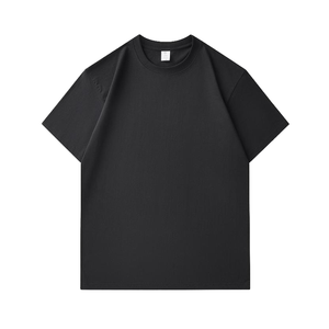 T-shirts décontractés pour hommes, coupe ample, 100% coton, col rond, design uni, séchage rapide et respirant, pour l'été - Product Image 1