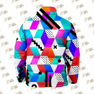 Top Trending Coated Canvas <b>Puffer</b> <b>Jacket</b> with Stand Collar and Front Logo Customized Color & Size Winter - Product Image 2