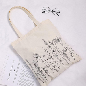 Sac fourre-tout en toile de haute qualité, coutures robustes, sac d'épicerie réutilisable, sac de transport léger et tendance pour les courses quotidiennes - Product Image 5