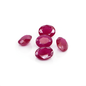 Rubis naturels de Bangkok, ovales calibrés 10x12mm, pierres précieuses naturelles en vrac pour la création de bijoux, prêtes à l'emploi - Product Image 1