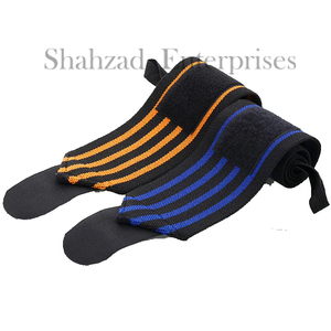 Bracelet de sport en coton avec poche zippée, absorbant la transpiration, logo personnalisé - Product Image 5