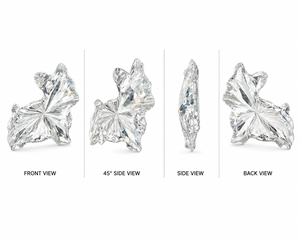 Diamante Cultivado en Laboratorio con Forma de Cachorro Único de 0.6CT, Claridad VS1, Color E, Perforado con Láser para Colgante y Anillo, Piedra Suelta de Forma Especial - Product Image 3