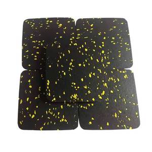 Dalles de sol en caoutchouc EPDM colorées pour salle de sport, épaisseur 6 mm et 20 mm - Product Image 1