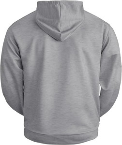 Sweat-shirt à capuche en polyester anti-rétrécissement, coupe oversize, nouveau modèle, avec logo imprimé sur le devant, motif uni, sublimation, design personnalisé, style américain - Product Image 5