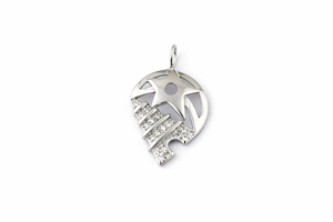 Collar de estrella fugaz hecho a mano en plata de ley 925 - Colgante de circonita cúbica para mujer - Product Image 3