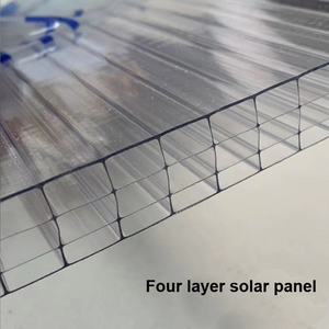 Panneau de décoration en polycarbonate transparent pour éclairage, feuille plastique double paroi pour délimitation - Product Image 6