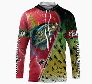 Chemise de sport à manches longues avec impression par sublimation intégrale, de haute qualité, vente en gros, vêtements de pêche pour hommes, chemise de pêche personnalisée - Product Image 4