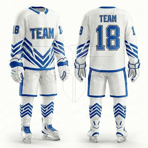 Prix raisonnable, bonne qualité, uniforme de hockey sur glace sur mesure, vêtements d'équipe sportive, uniforme de hockey sur glace entièrement personnalisé - Product Image 3