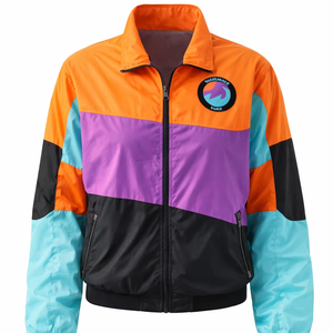 Chaqueta Ligera de Verano, Impermeable, Transpirable, Cortavientos, 100% Poliéster, con Forro de Lino Estampado por Sublimación - Product Image 1