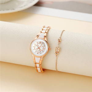9823 Juego de Regalo de 2 Piezas, Reloj de Lujo para Mujer con Brazalete, Relojes de Moda para Damas, Juego de Relojes - Product Image 5