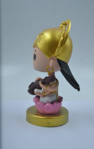 Bobblehead saraswati-น่ารักและขี้เล่นการออกแบบทางศาสนาสำหรับตกแต่งรถยนต์สำนักงานบ้านและของขวัญปีใหม่ - Product Image 4