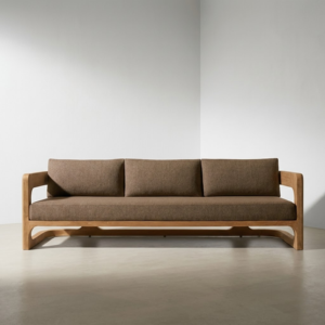 Commercial Grade Teak Wood Outdoor Garden <b>Sofa</b> <b>Set</b> for Hospitality Resort and Villa Lounge Project - Product Image 3